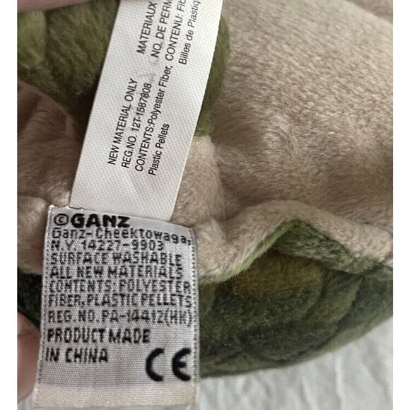 Ganz Webkinz Signature Sea Turtle Plush Stuffed Animal No Code WKSS2008 - Picture 7 of 10